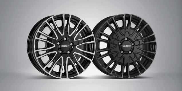 DEZENT KE dark KE black alloy wheels cheap rims wheels