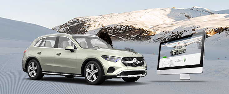 DEZENT KG silver Mercedes GLC g&uuml;nstige Alufelgen Felgen