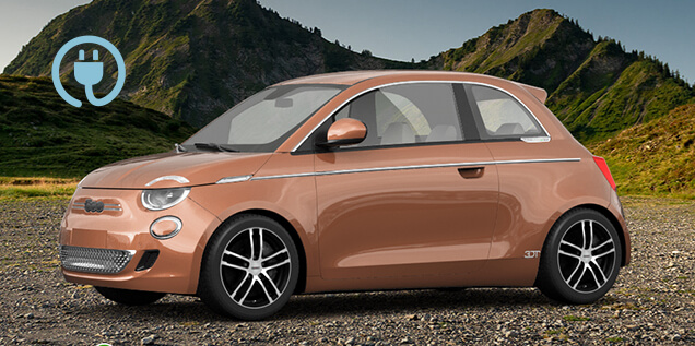 Fiat 500e DEZENT TZ dark