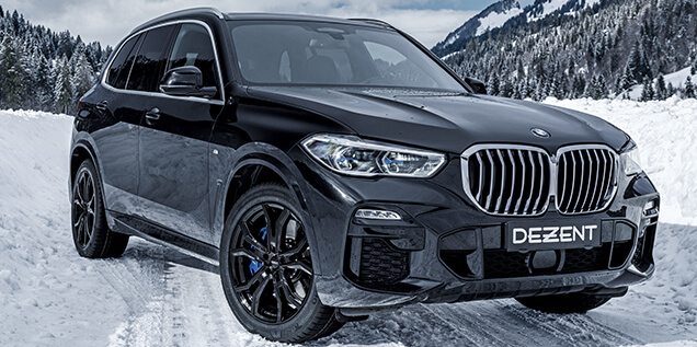 DEZENT TV black BMW X5