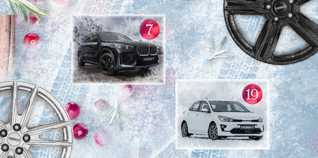 DEZENT Online Adventkalender Gewinnspiel g&uuml;nstige Alufelgen Felgen