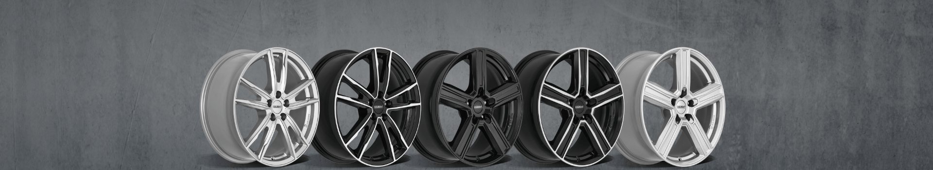 DEZENT KF silver KF dark KG black KG dark KG silver g&uuml;nstige Alufelgen Felgen