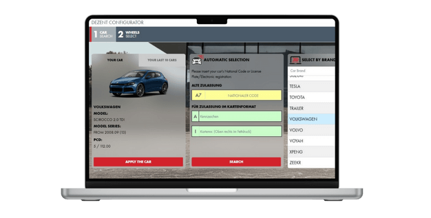 DEZENT 3D Konfigurator g&uuml;nstige Alufelgen Felgen