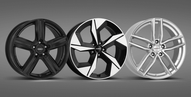 DEZENT KG black AO dark TR silver g&uuml;nstige Alufelgen Felgen