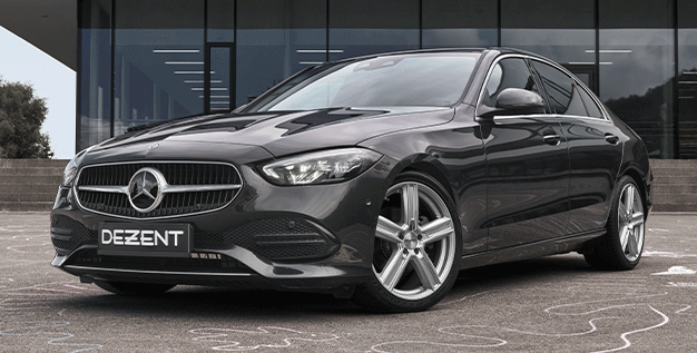 DEZENT KG silver Mercedes C Class g&uuml;nstige Alu Felgen Felgen