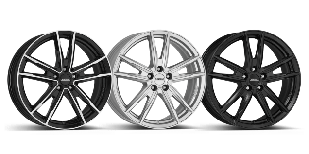 DEZENT KF dark KF silver KF black Leichtmetallr&auml;der g&uuml;nstige Alufelgen Felgen 