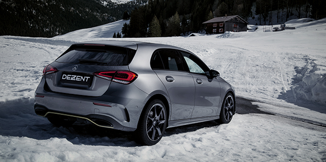 DEZENT TW dark on MERCEDES A-Class