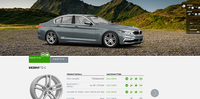 DEZENT 3D Configurator