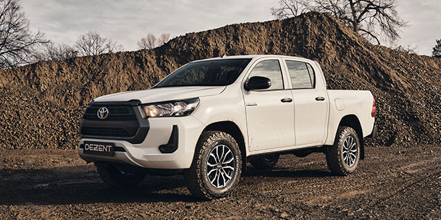 DEZENT KC dark Toyota Hilux cheap alloy wheels