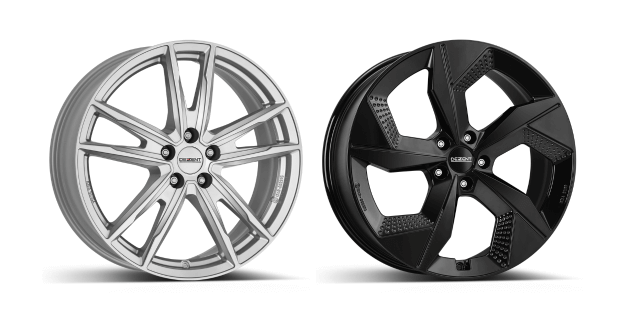 DEZENT KF silver AO black cheap alloy wheels rims