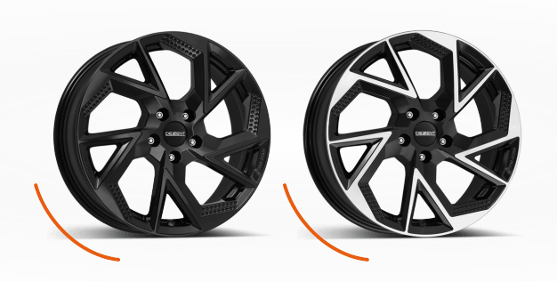 DEZENT AP black AP dark cheap alloy wheels rims