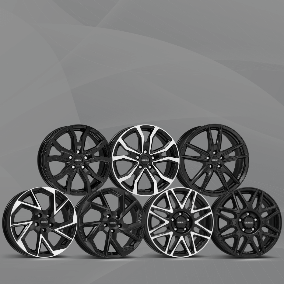 DEZENT AP dark AP black KH dark KH black KF black TV-Trailer dark TV-Trailer black cheap alloy wheels rims