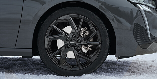 DEZENT AP black Peugeot 308 cheap alloy wheels rims