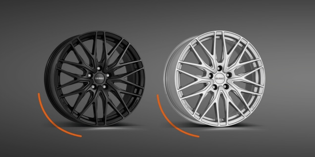 DEZENT KY black KY silver alloy wheels cheap rims wheels
